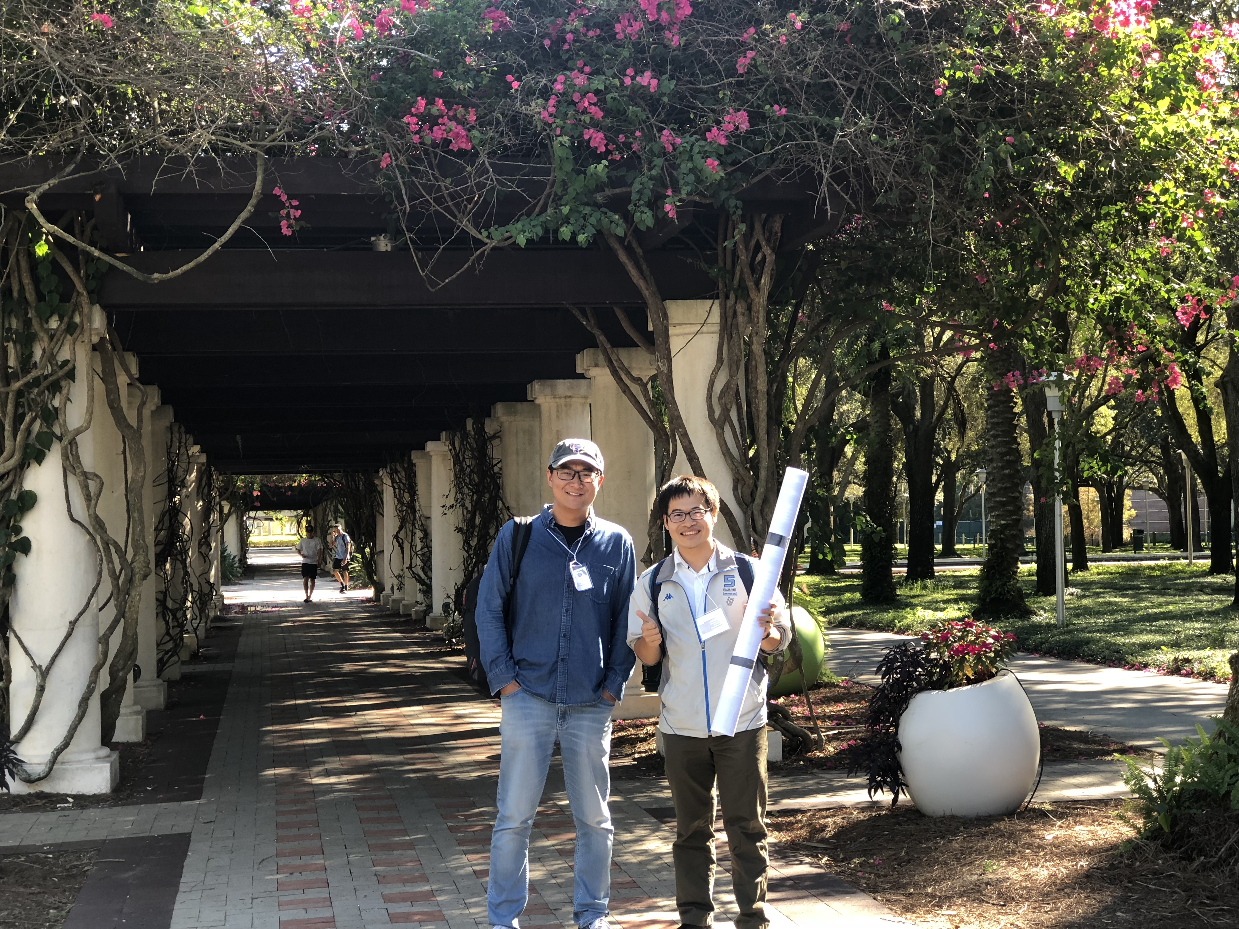 Yucheng and Kengyu at the Florida Psycholinguistics Meeting 2018